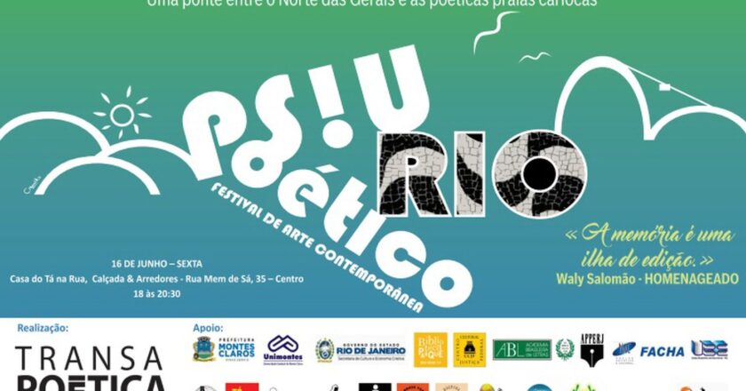 Poeta Wally Salomão é o homenageado do Festival Rio Psiu Poético