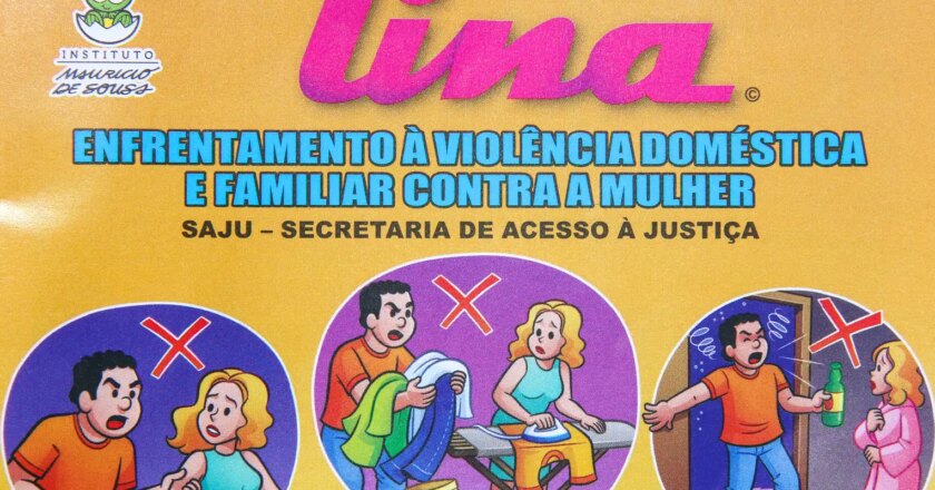 Revista em quadrinhos orienta sobre violência doméstica contra mulher