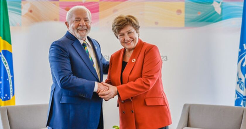 Diretora do FMI e Lula discutem situação econômica da Argentina