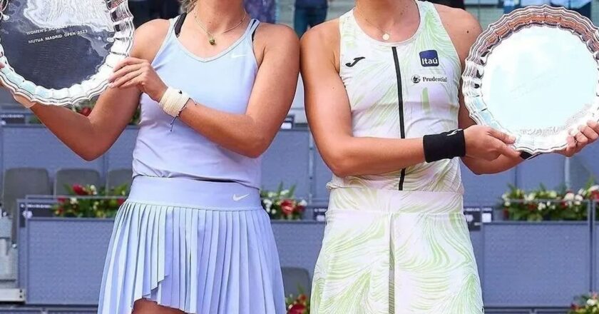 Bia Haddad é campeã de duplas do Masters Madrid e subirá ao top 10