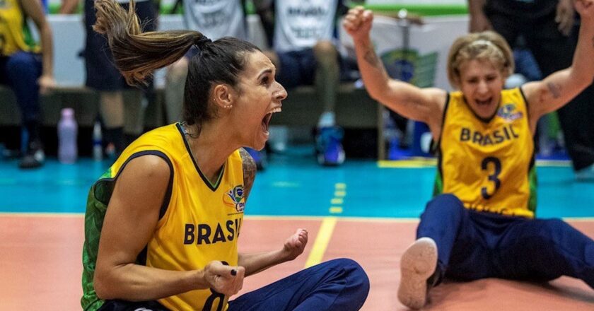 Brasil bate Canadá, em Desafio Internacional feminino de Vôlei Sentado