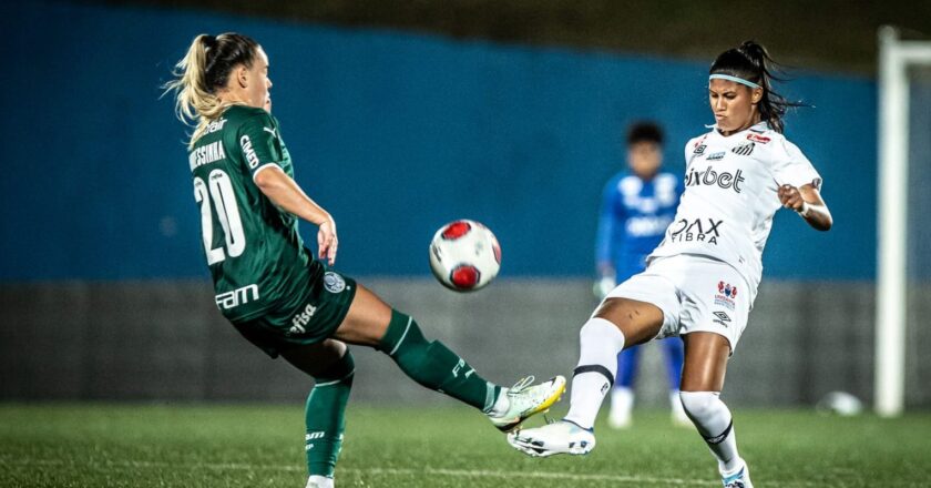 Palmeiras sai na frente do Santos na decisão do Paulista Feminino