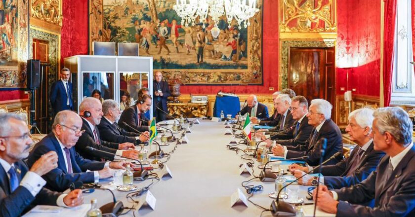 Em encontro, Lula agradece solidariedade do prefeito de Roma